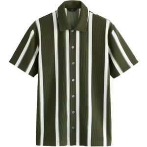 Next Overhemd  riet / donkergroen / wit