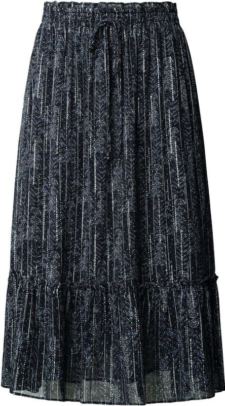 Pepe Jeans - PL9011882 Michelle - Lange Rok - Marineblauw - Viscose