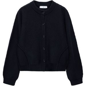 MANGO - Sea - Gebreid Vest - Nachtblauw