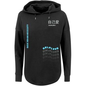 F4NT4STIC Sweatshirt 'Self Love'  hemelsblauw / zwart / wit gemêleerd