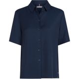 Blouse - Effen - Viscose - Kwartmouw - Losse Pasvorm