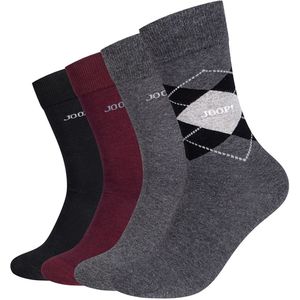 JOOP! - Essentials - Sokken - Set van 4 - Regular Fit - Wolmix
