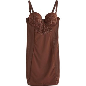 Next Onderjurk  chocoladebruin