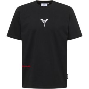 Carlo Colucci Shirt 'Faes'  rood / zwart / wit