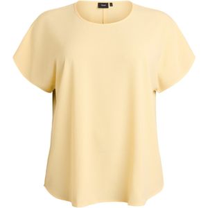 Zizzi Blouse 'Vanni'  lichtgeel