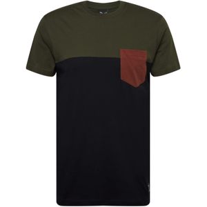 Iriedaily Shirt  cognac / donkergroen / zwart