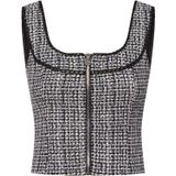 HUGO - Cusene-1 - Top - Ecru/Zwart - Mouwloos