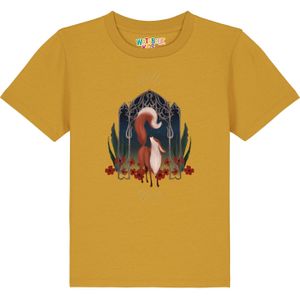 watabout.kids Shirt 'Der Wunderschöne Fuchs'  nachtblauw / oker / oranje / rood
