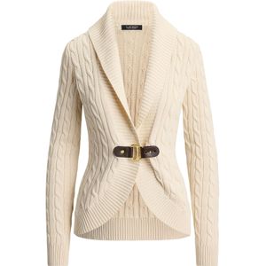 Lauren Ralph Lauren Gebreid vest  crème / bruin