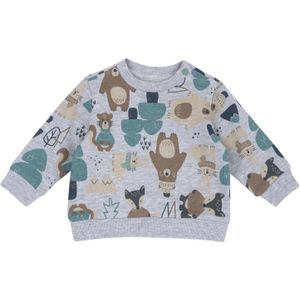 Chicco Sweatshirt  bruin / lichtbruin / lichtgrijs / smaragd