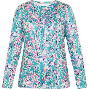 FELIPA Shirt 'Fashion Look'  crème / turquoise / lila / mauve