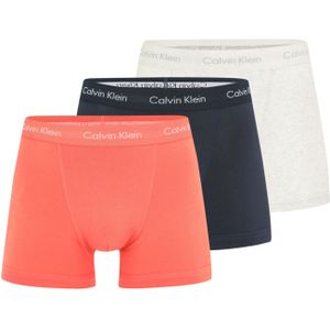 Calvin Klein Underwear Boxershorts  lichtgrijs / lichtoranje / zwart