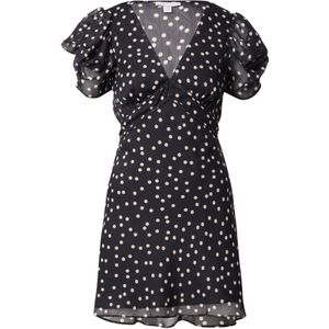 TOPSHOP Jurk  zwart / wit
