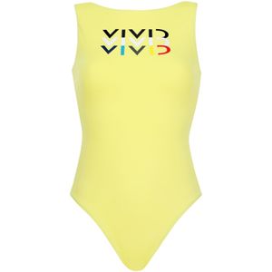 VIVID Badpak  geel / rood / zwart / wit