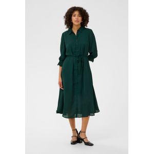 Kaffe Jurk  donkergroen