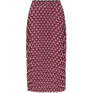 ONLY Rok 'ONLALMA'  rosa / bourgogne / wit