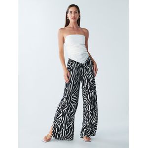 BWLDR Broek 'Barcelona'  zwart / wit