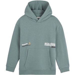 Scalpers Sweatshirt 'Dimension'  curry / groen / zwart / wit