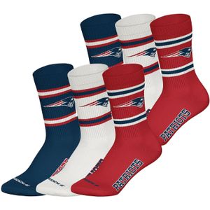 Huddle Sokken 'Patriots Crew'  navy / rood / wit