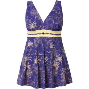 Ulla Popken Badpakjurk  geel / pruim