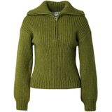 VERO MODA Trui 'AWULLA'  olijfgroen