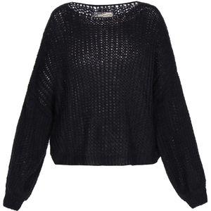 DreiMaster Vintage Oversized trui  zwart