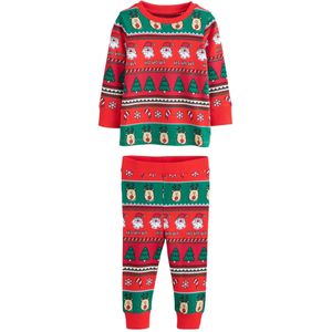 Next Nachtkledij  beige / donkergroen / rood / wit