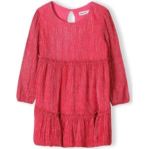 MINOTI Jurk  navy / magenta / wit