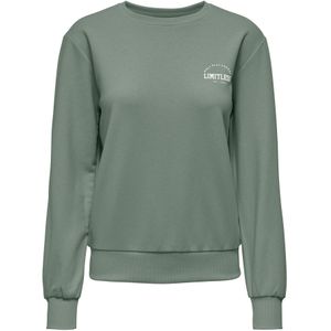 ONLY PLAY Sweatshirt 'ONPCava'  groen / wit