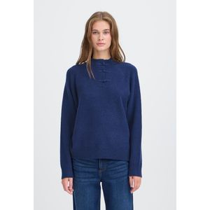 ICHI Trui 'IHDASILA'  blauw