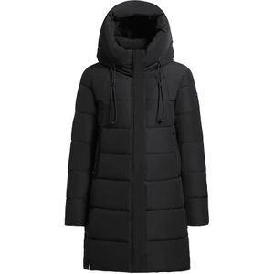 khujo Wintermantel 'Heather'  zwart