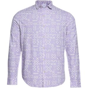 Campus Sutra Overhemd 'Hank'  lichtlila / wit