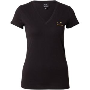 ARMANI EXCHANGE Shirt  geel / zwart