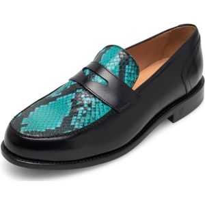Henry Stevens Instappers 'Haywood'  turquoise / zwart