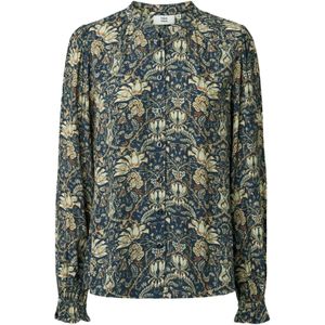 Noa Noa Shirt 'Bella'  goudgeel / groen