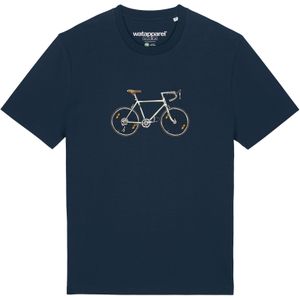 Watapparel Shirt ' Doodle Bike '  donkerblauw / gemengde kleuren