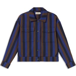 Thinking MU Tussenjas 'Frans'  marine / royal blue/koningsblauw / bruin