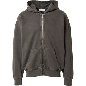 DAN FOX APPAREL Sweatvest 'Lukas'  grijs