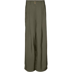 VERO MODA Bandplooibroek 'Sally'  kaki