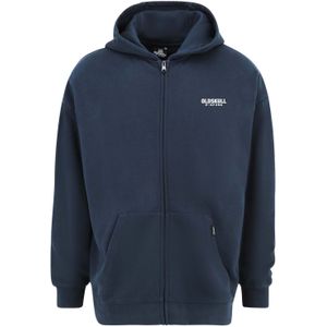 Oldskull Sweatvest  donkerblauw / wit