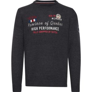 FQ1924 Trui 'ERLO'  blauw / rood / zwart / wit