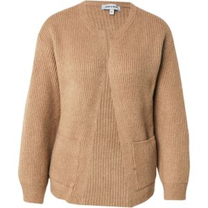 MORE & MORE Gebreid vest  camel