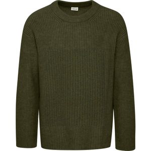 !Solid Trui 'Nohi'  donkergroen