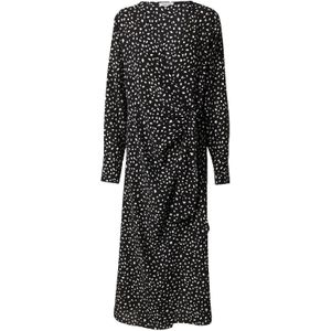 EDITED Jurk 'Anusha'  zwart / wit