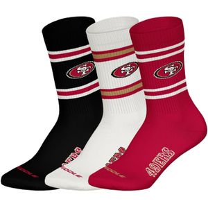 Huddle Sokken ' NFL San Francisco 49ers Crew '  rood / zwart / wit