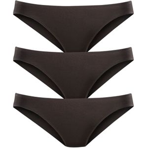 Lascana - Bikinibroekje - Zwart - Hoogwaardige modalkwaliteit - 3 stuks