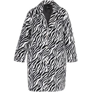 faina Tussenmantel  zwart / wit