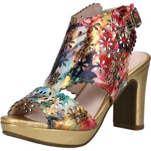 Laura Vita Sandaal  goud / donkerroze