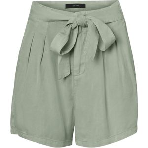 VERO MODA Bandplooibroek 'Mia'  pastelgroen