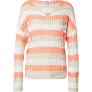 Soccx Trui  beige / grijs / oranje